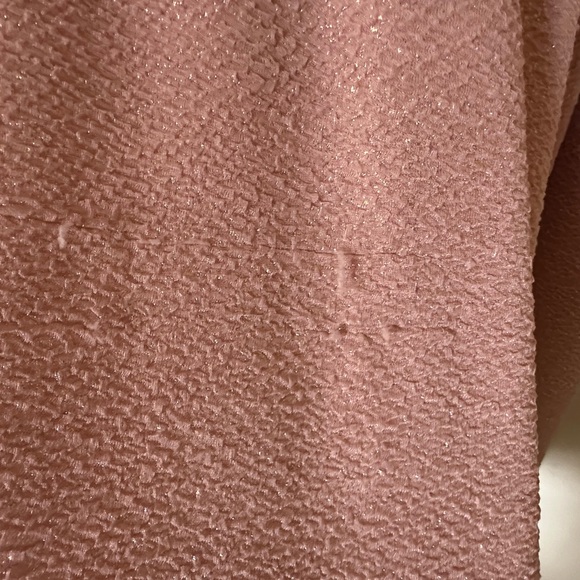 Champagne Pink & Gold Shimmer Skater Dress - Picture 6 of 8